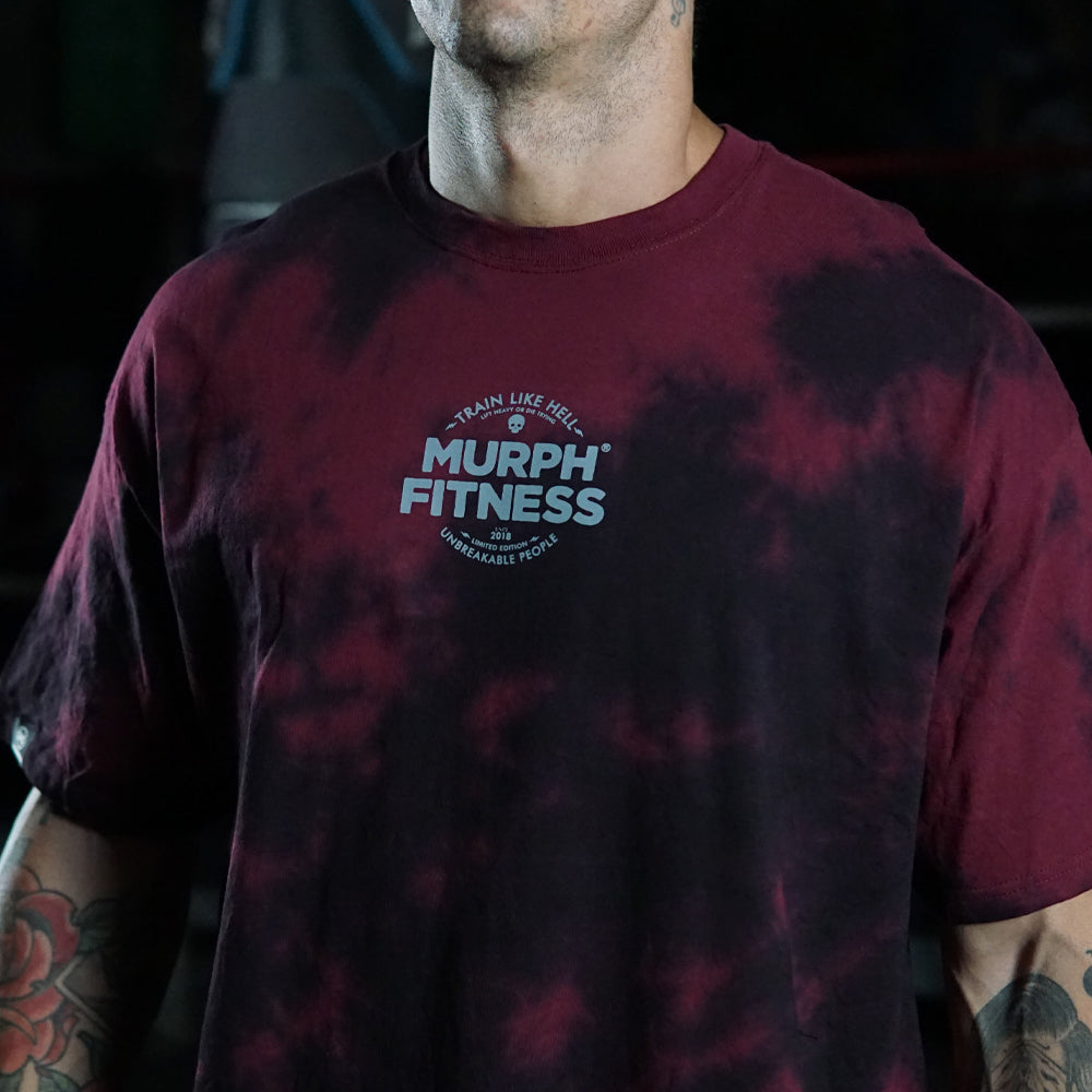 Polera Oversize Murph Like Hell - Maroon Storm