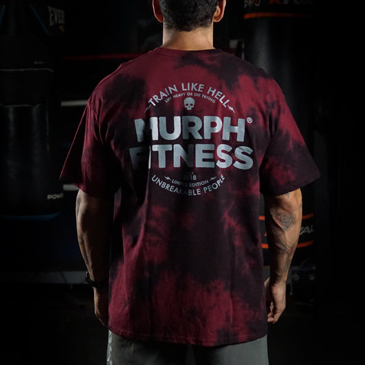 Polera Oversize Murph Like Hell - Maroon Storm