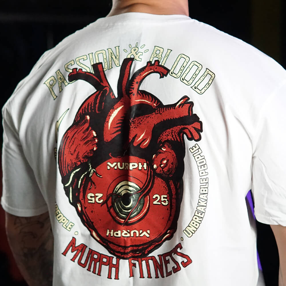 Polera Regular Fit Passion & Blood - Blanco