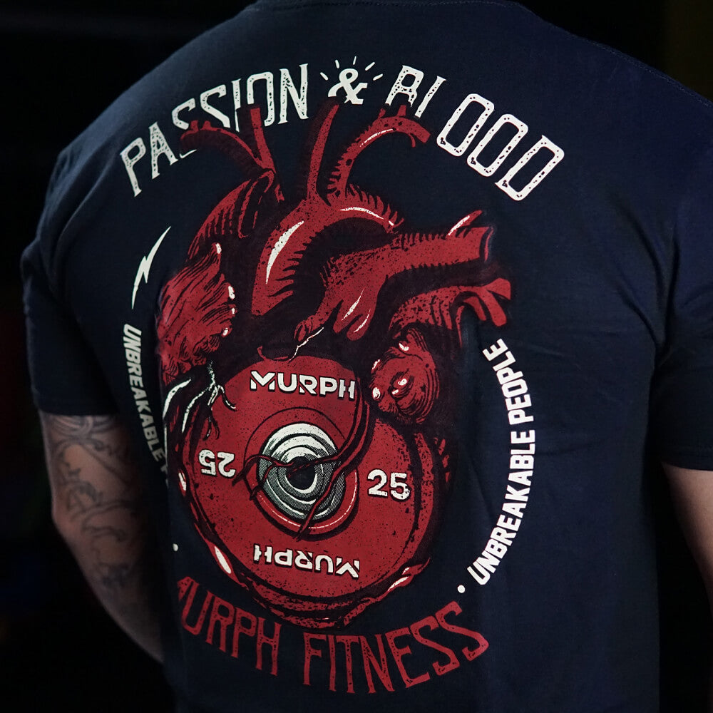 Polera Regular Fit Passion & Blood - Negro