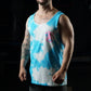 Musculosa Murph Skull - Azul Tie Dye