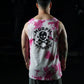 Musculosa Murph Skull - Fucsia Tie Dye