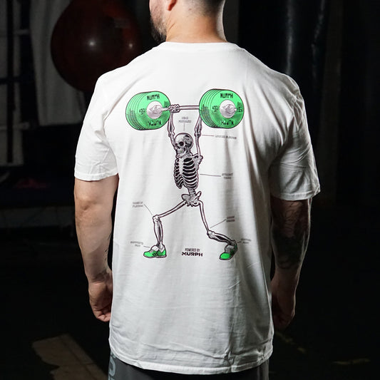 Polera Regular Fit Anatomy Of Jerk - Blanco