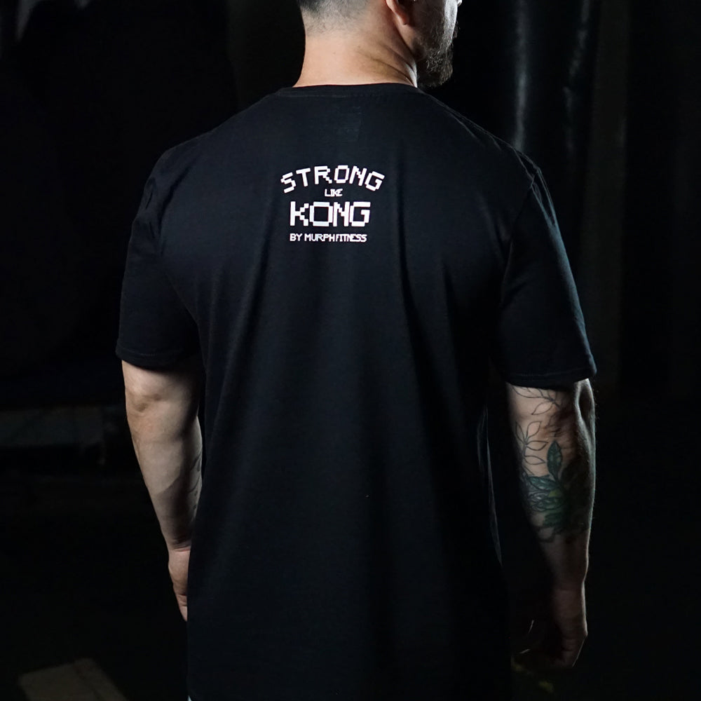 Polera Regular Fit Strong Like Kong - Negro