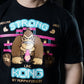 Polera Regular Fit Strong Like Kong - Negro