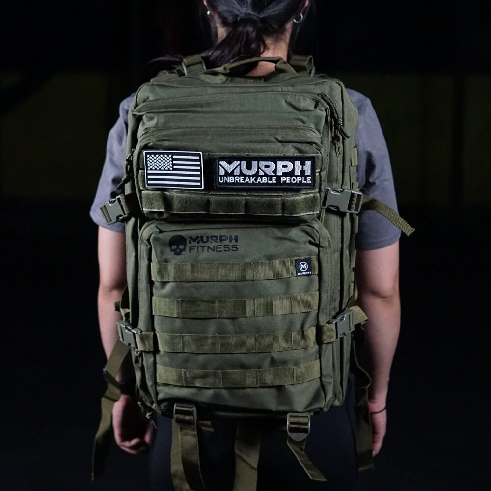 Mochila Táctica Murph Fitness 45 lts.  - Verde Táctico